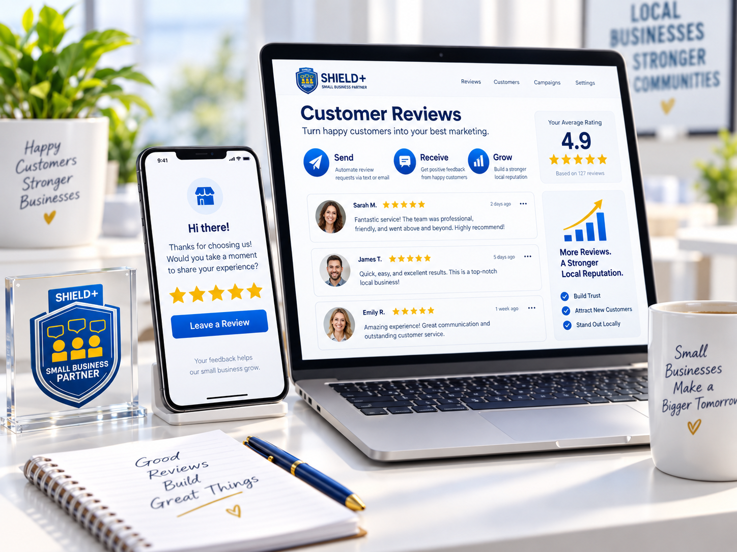 Review & Referral Requests example
